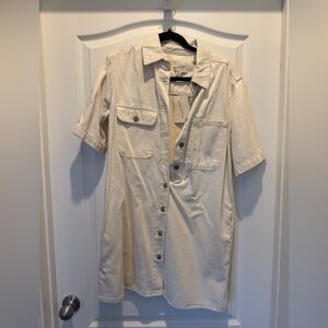 Universal Thread Cream Midi Dress